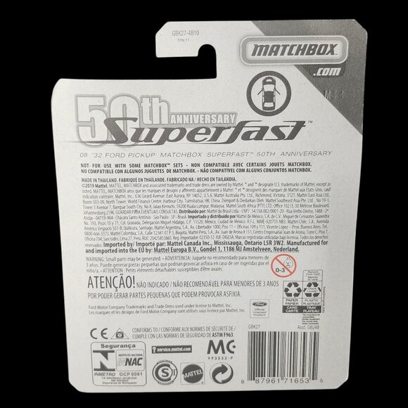 🆕️ MATCHBOX 50th Anniversary Super Fast '32 Ford Pickup - Picture 6 of 6